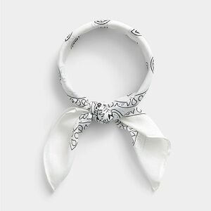 NWOT White Bandana Scarf